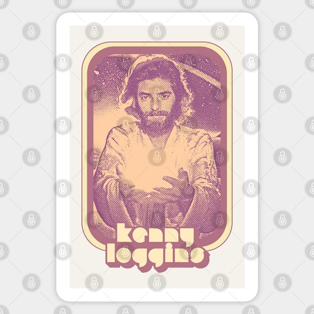 Kenny Loggins / 1980s Retro Aesthetic Fan Art Design Sticker by DankFutura